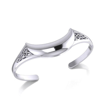 Crescent Moon Celtic Cuff Bracelet TMD063 - Jewelry